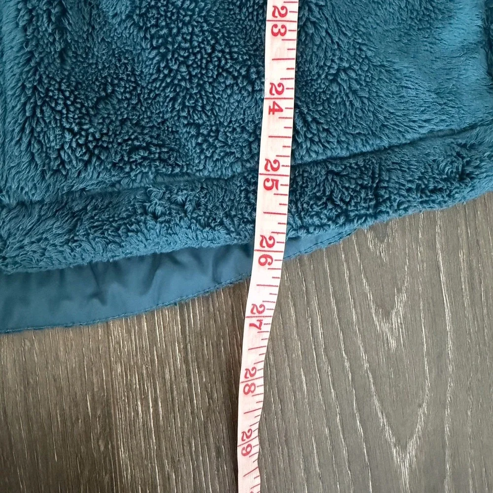 The North Face Womens Osito Jacket Blue Size Medium Full‎ Zip Soft Cozy Gorpcore - Picture 5 of 16